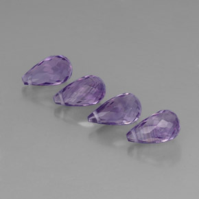 Amethyst Gemstone in 8.9 x 5 mm Size for Sale, Amethyst Stone in Violet Color