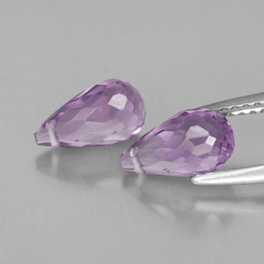 Amethyst Gemstone in 8.7 x 5 mm Size for Sale, Amethyst Stone in Violet Color