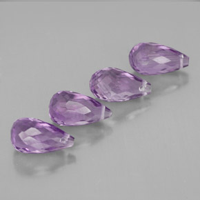 Amethyst Gemstone in 9.1 x 5.1 mm Size for Sale, Amethyst Stone in Violet Color
