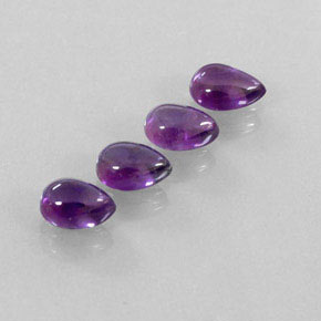 Amethyst Gemstone in 7 x 5 mm (calibrated) Size for Sale, Amethyst Stone in Violet Color