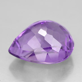 Amethyst Gemstone in 14 x 11.3 mm Size for Sale, Amethyst Stone in Violet Color
