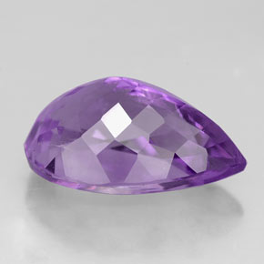 Amethyst Gemstone in 14 x 9.6 mm Size for Sale, Amethyst Stone in Violet Color