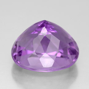 Amethyst Gemstone in 12 x 10 mm (calibrated) Size for Sale, Amethyst Stone in Violet Color