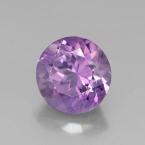 2.75 ct Violet Amethyst Stone, Natural Amethyst in Round Facet Shape for Sale