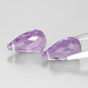 Amethyst Gemstone in 8.8 x 5.1 mm Size for Sale, Amethyst Stone in Violet Color