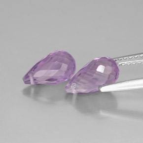 Amethyst Gemstone in 8.8 x 5 mm Size for Sale, Amethyst Stone in Violet Color