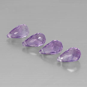 Amethyst Gemstone in 9 x 5.1 mm Size for Sale, Amethyst Stone in Violet Color