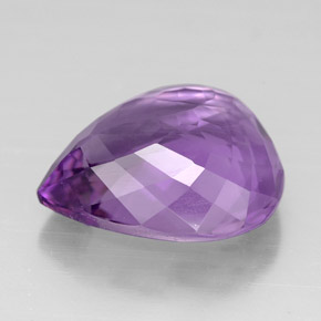 Amethyst Gemstone in 13.9 x 12.1 mm Size for Sale, Amethyst Stone in Violet Color