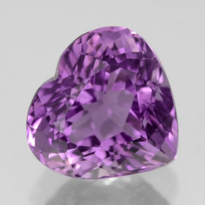 3.90 ct Violet Amethyst Gemstone, Amethyst Gem in Pear Facet Shape for Sale.
