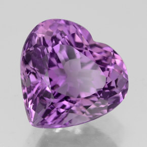 3.90 ct Violet Amethyst Stone, Natural Amethyst in Pear Facet Shape for Sale