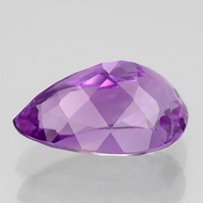 Amethyst Gemstone in 14 x 8.6 mm Size for Sale, Amethyst Stone in Violet Color