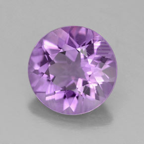 2.75 ct Violet Amethyst Stone, Natural Amethyst in Round Facet Shape for Sale