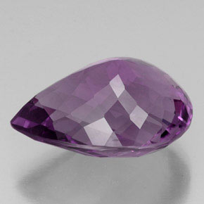 Amethyst Gemstone in 23.7 x 17.1 mm Size for Sale, Amethyst Stone in Purple Color