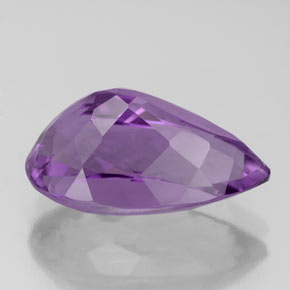 Amethyst Gemstone in 14.4 x 8.5 mm Size for Sale, Amethyst Stone in Violet Color