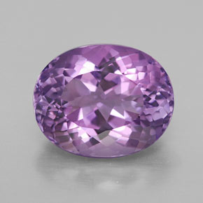 4.76 ct Violet Amethyst Gemstone, Amethyst Gem in Oval Facet Shape for Sale.