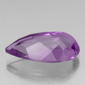 Amethyst Gemstone in 26.2 x 14.6 mm Size for Sale, Amethyst Stone in Violet Color