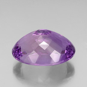 Amethyst Gemstone in 23.4 x 17.2 mm Size for Sale, Amethyst Stone in Purple Color