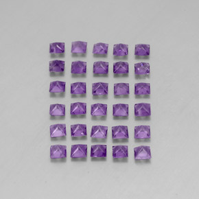 Amethyst Gemstone in 3.1 x 3.1 mm Size for Sale, Amethyst Stone in Violet Color