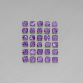 Amethyst Gemstone in 2.9 x 2.9 mm Size for Sale, Amethyst Stone in Violet Color