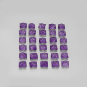 Amethyst Gemstone in 3.1 x 3.1 mm Size for Sale, Amethyst Stone in Violet Color