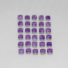 Amethyst Gemstone in 3.1 x 3 mm Size for Sale, Amethyst Stone in Violet Color