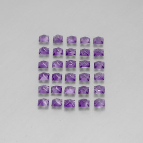 Amethyst Gemstone in 3.2 x 3.1 mm Size for Sale, Amethyst Stone in Violet Color