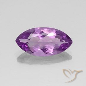 6.15 ct Marquise Cut Amethyst, 19.5 x 9.8 mm From Brazil, Photo A