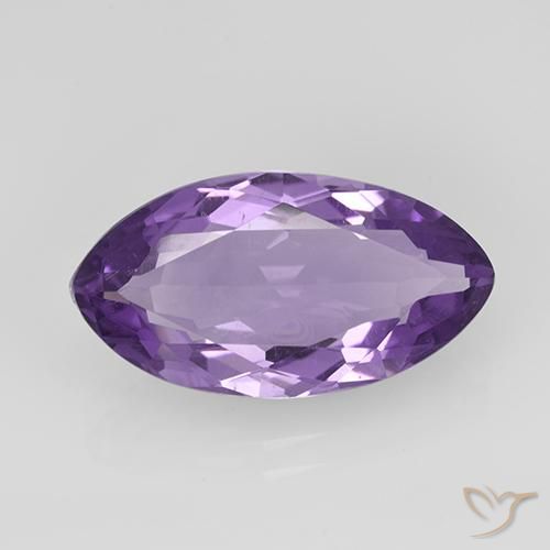 5.94ct Natural Medium Violet Amethyst, Marquise, VS