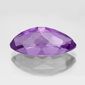 Amethyst Gemstone in 18.2 x 9.4 mm Size for Sale, Amethyst Stone in Violet Color