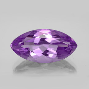 Medium Purplish Violet Ametista Gem - 7ct Marquise sfaccettato (ID: 351399)