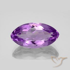 6.54ct Natural Vivid Violet Amethyst, Marquise, VS