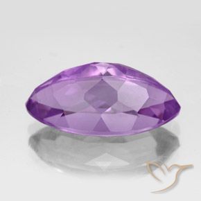 Amethyst Gemstone in 18 x 9.4 mm Size for Sale, Amethyst Stone in Vivid Violet Color