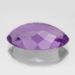 Amethyst Gemstone in 19.4 x 10.8 mm Size for Sale, Amethyst Stone in Violet Color