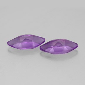 Amethyst Gemstone in 10 x 5 mm (calibrated) Size for Sale, Amethyst Stone in Violet Color