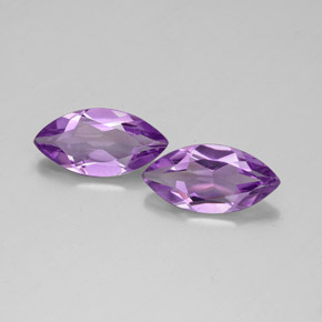 1.66 ct Violet Amethyst Gemstone, Amethyst Gem in Marquise Facet Shape for Sale.