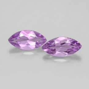 1.82 ct Violet Amethyst Gemstone, Amethyst Gem in Marquise Facet Shape for Sale.