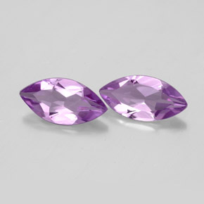1.61 ct Violet Amethyst Stone, Natural Amethyst in Marquise Facet Shape for Sale