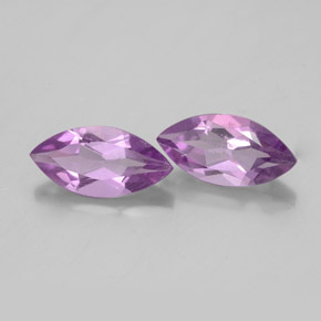 1.93 ct Violet Amethyst Stone, Natural Amethyst in Marquise Facet Shape for Sale