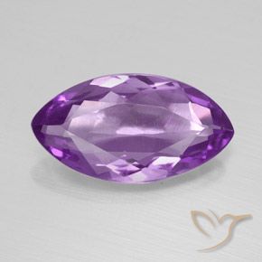 Vivid Violet Amethyst Gem - 5.2ct Marquise Facet (ID: 352169)