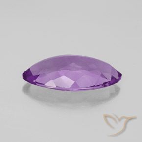 Amethyst Gemstone in 17.9 x 9.7 mm Size for Sale, Amethyst Stone in Vivid Violet Color