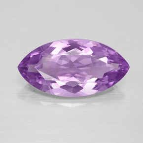 5.29 ct Violet Amethyst Gemstone, Amethyst Gem in Marquise Facet Shape for Sale.