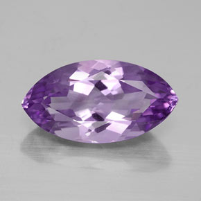 4.63 ct Violet Amethyst Gemstone, Amethyst Gem in Marquise Facet Shape for Sale.
