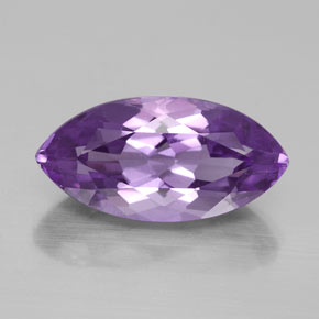 4.96 ct Violet Amethyst Gemstone, Amethyst Gem in Marquise Facet Shape for Sale.