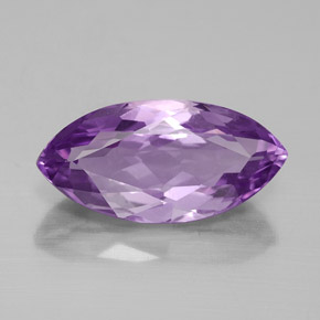 4.51 ct Violet Amethyst Gemstone, Amethyst Gem in Marquise Facet Shape for Sale.