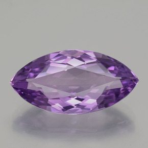 9.00 ct Violet Amethyst Gemstone, Amethyst Gem in Marquise Facet Shape for Sale.