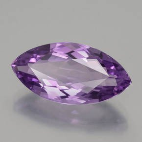 9.00 ct Violet Amethyst Stone, Natural Amethyst in Marquise Facet Shape for Sale