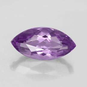 4.34 ct Violet Amethyst Gemstone, Amethyst Gem in Marquise Facet Shape for Sale.