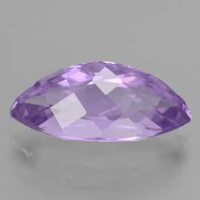 Amethyst Gemstone in 19.9 x 10.1 mm Size for Sale, Amethyst Stone in Medium Violet Color