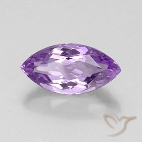 8.06 ct Violet Amethyst Stone, Natural Amethyst in Marquise Facet Shape for Sale