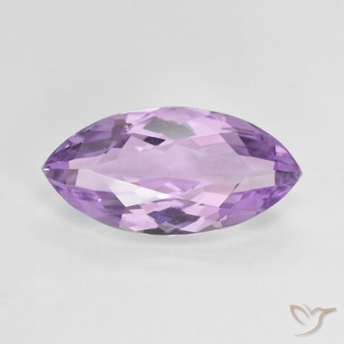 5.48 ct Marquise Cut Amethyst, 17.6 x 8.8 mm From Brazil, Photo A